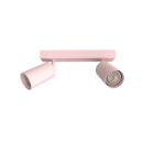 LUMICOM - LUMICOM | FORM M Plafoniera, 2X GU10, max 33W, metallo, rosa, L.30cm