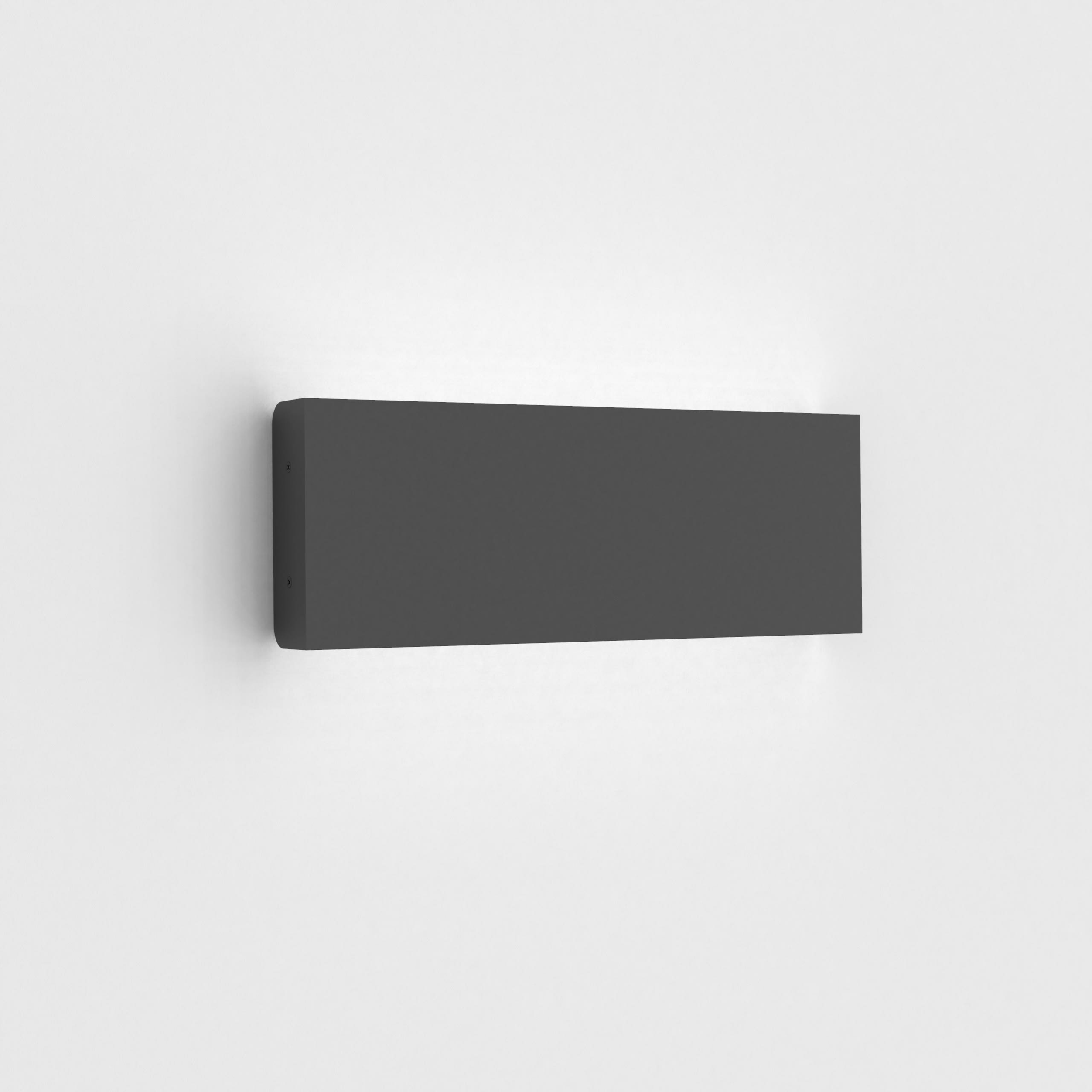 LUMICOM - LUMICOM | BAND applique, STRIP LED, 11W/m, 3000K, metallo, nero lucido, L.30