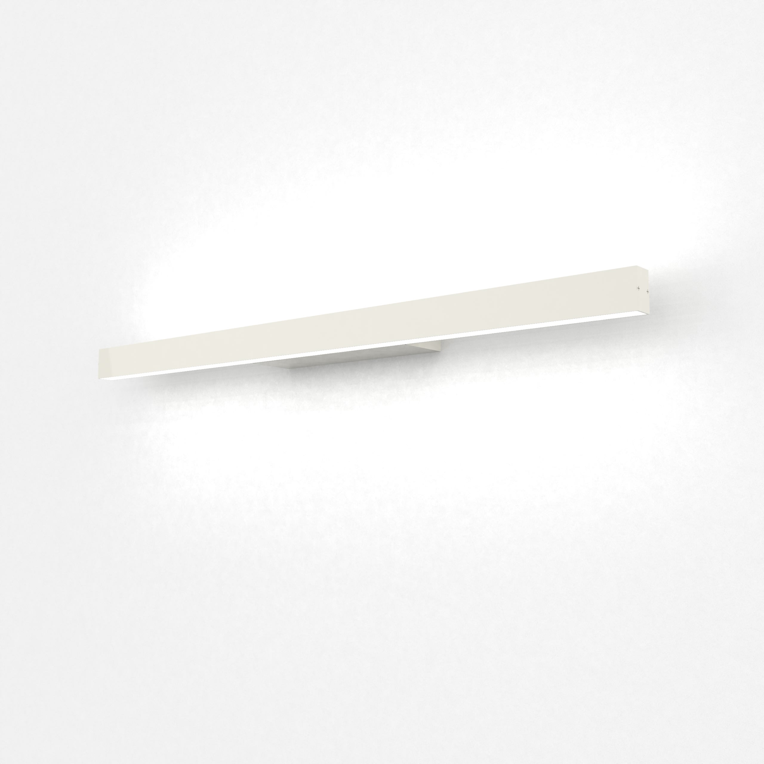 LUMICOM - LUMICOM | RIFT applique m, STRIP LED, 20W/m, 3000K, metallo, bianco lucido, L.60