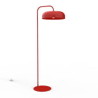 LUMICOM - TUZZI Stehlampe ø40 H165 glanzende rot 1xE27