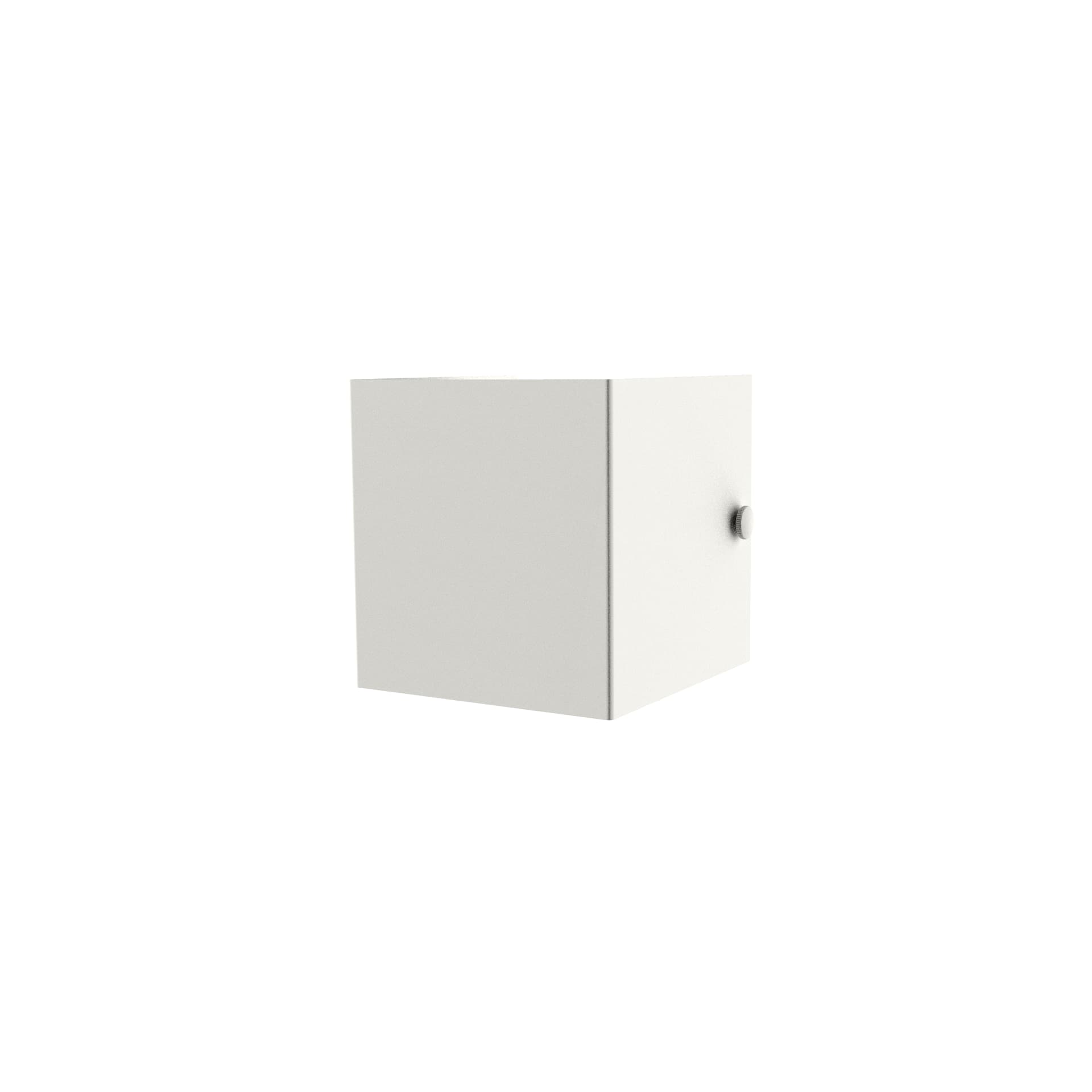 LUMICOM - DESMO S APPLIQUE 10x10 METALLO BIANCO 2xGX53