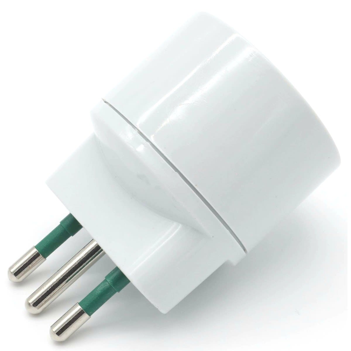 MED - Adattatore Spina 10 A Presa 10A+ Schuko BIANCA confezione da 5 pz