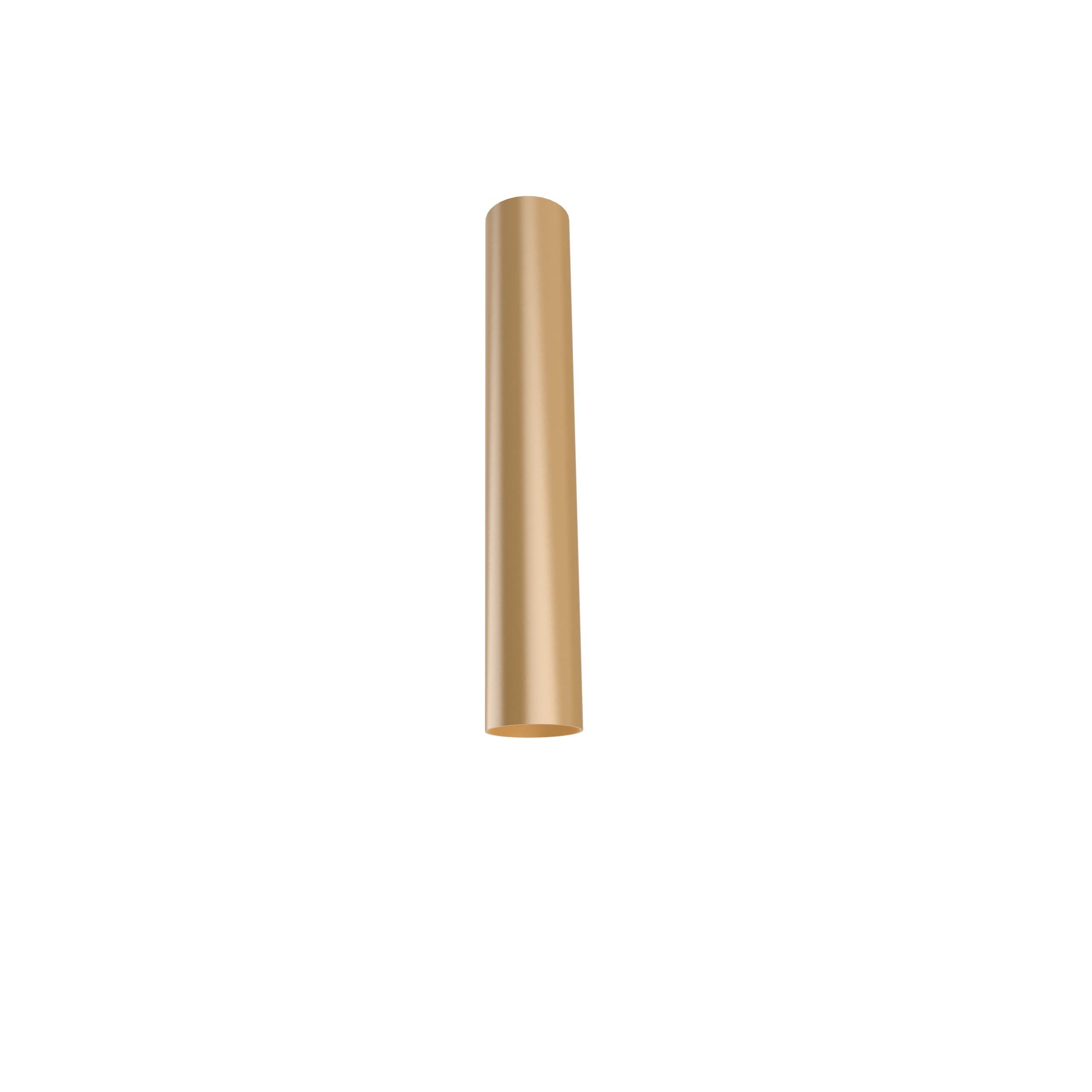 LUMICOM - LUMICOM | ROND Plafoniera, 1x GU10, max 33W, metallo, anodic gold, D.6cm x H30cm