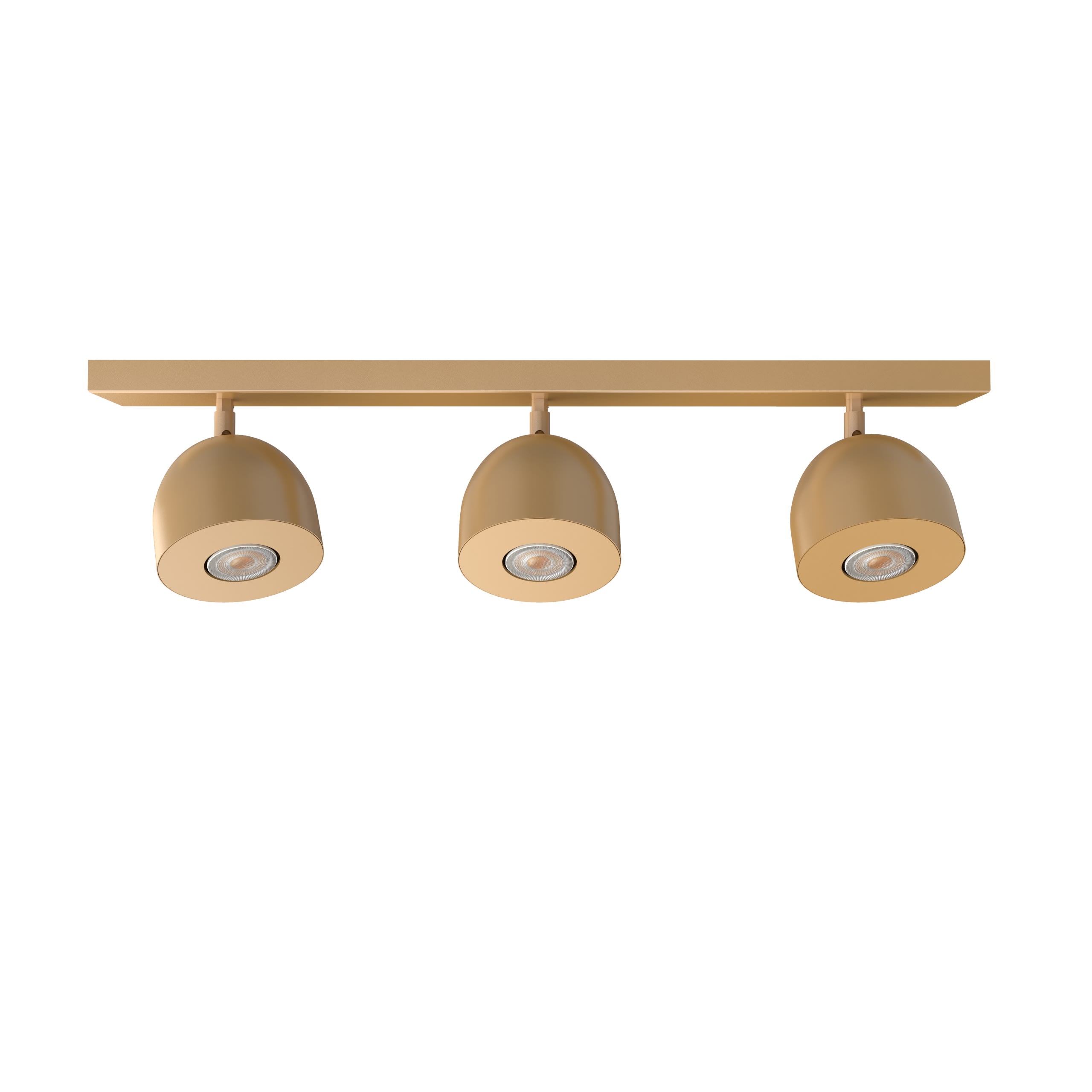 LUMICOM - LUMICOM | CAMPANELLA Plafoniera, 3X GU10, max 33W, metallo, anodic gold, D.12cm