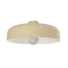 LUMICOM - TUZZI plafoniera ø40 metallo sabbia/bianco 1XE27