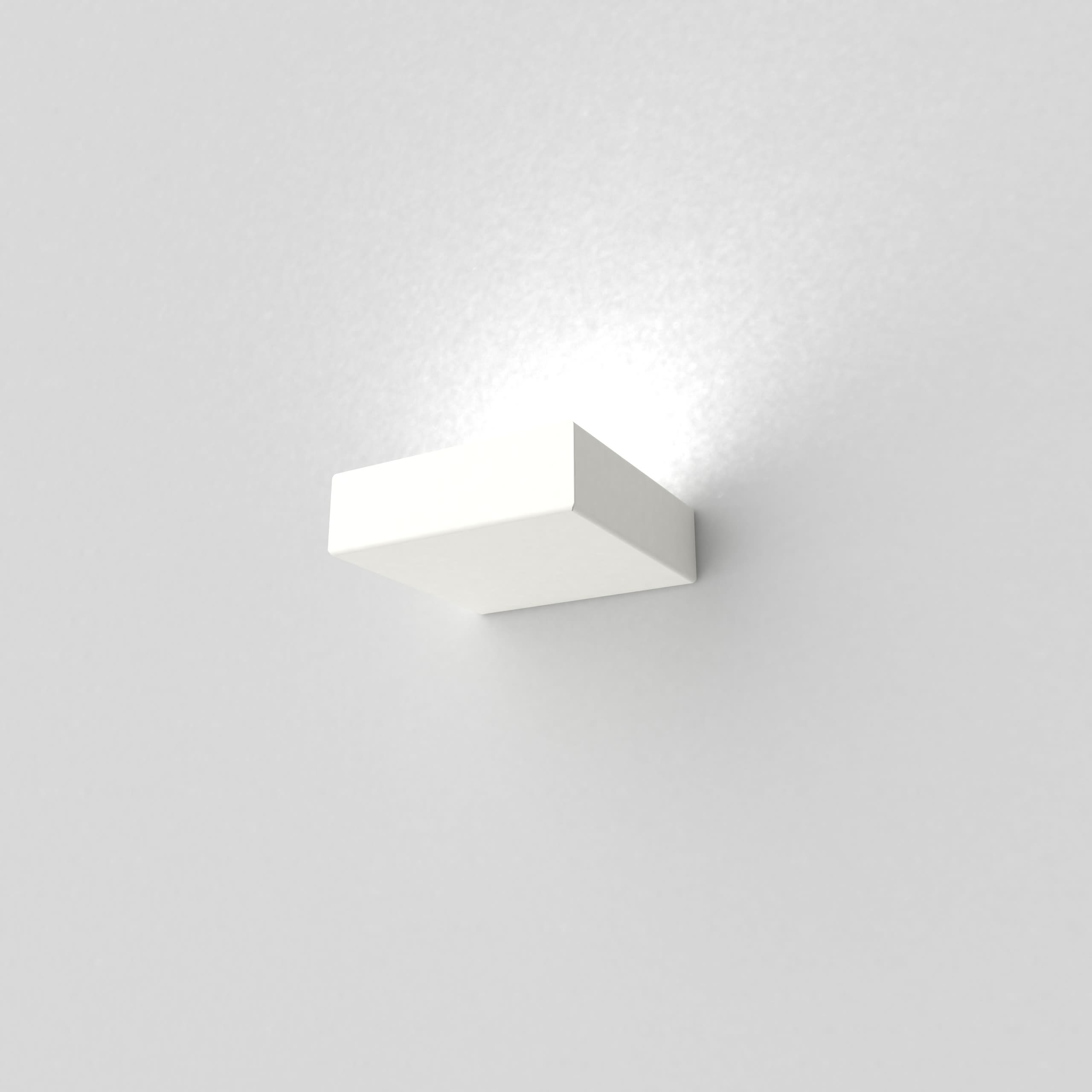 LUMICOM - MONDRIAN APPLIQUE LED 14X14 METALLO BIANCO LUCIDO 10W 4000K
