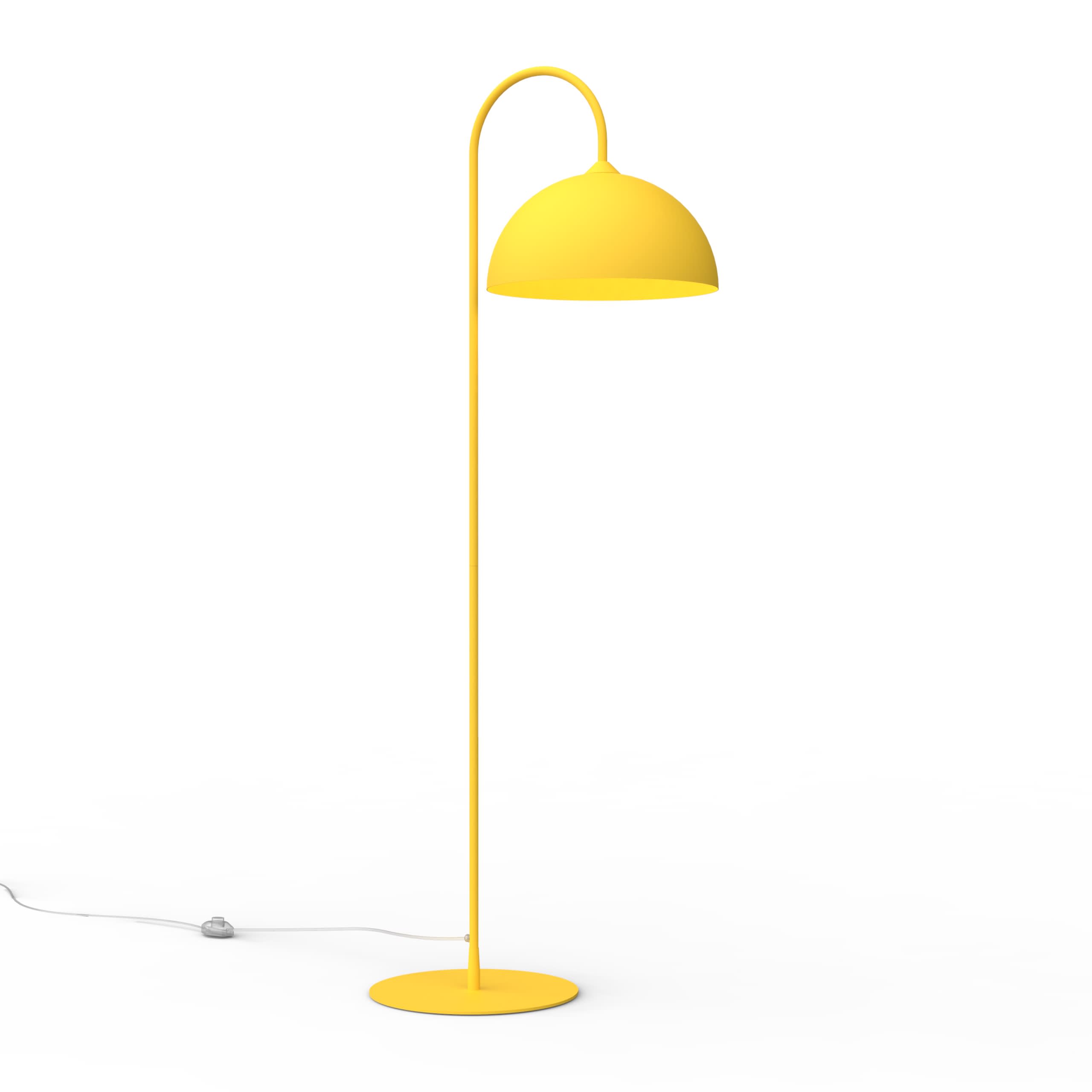 LUMICOM - CASSIS arco piantana h.170 metallo giallo zinc 1xE27