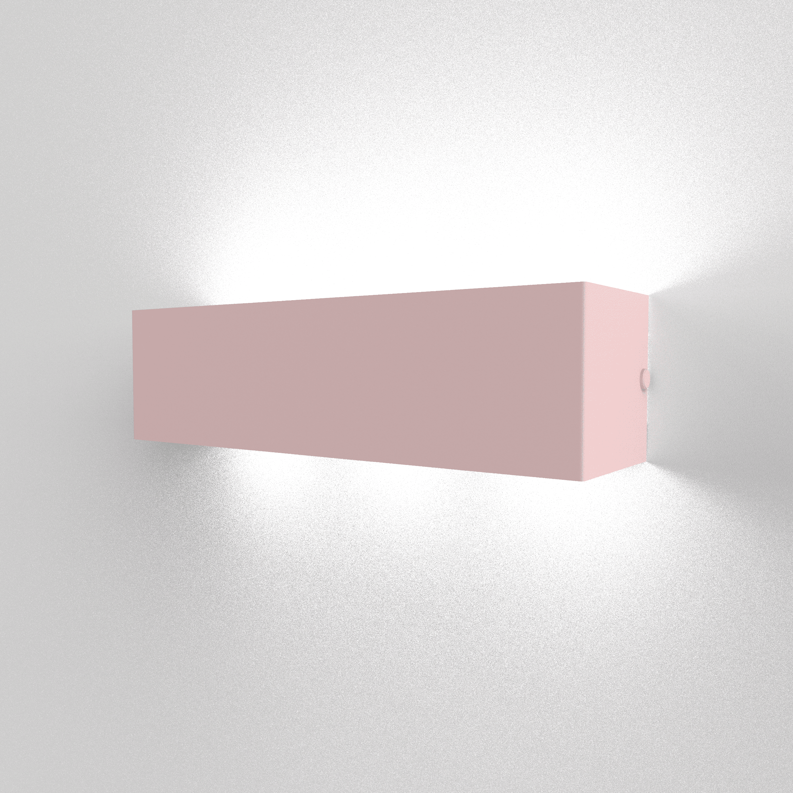 LUMICOM - DESMO L APPLIQUE 45x10 METALLO ROSA 6xGX53