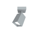 LUMICOM - LUMICOM | BRINCK Plafoniera S, 1X GU10, max 33W, metallo, grigio, L.6cm