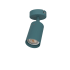 LUMICOM - LUMICOM | FORM S Plafoniera, 1X GU10, max 33W, metallo, blu mediterraneo, D.6cm