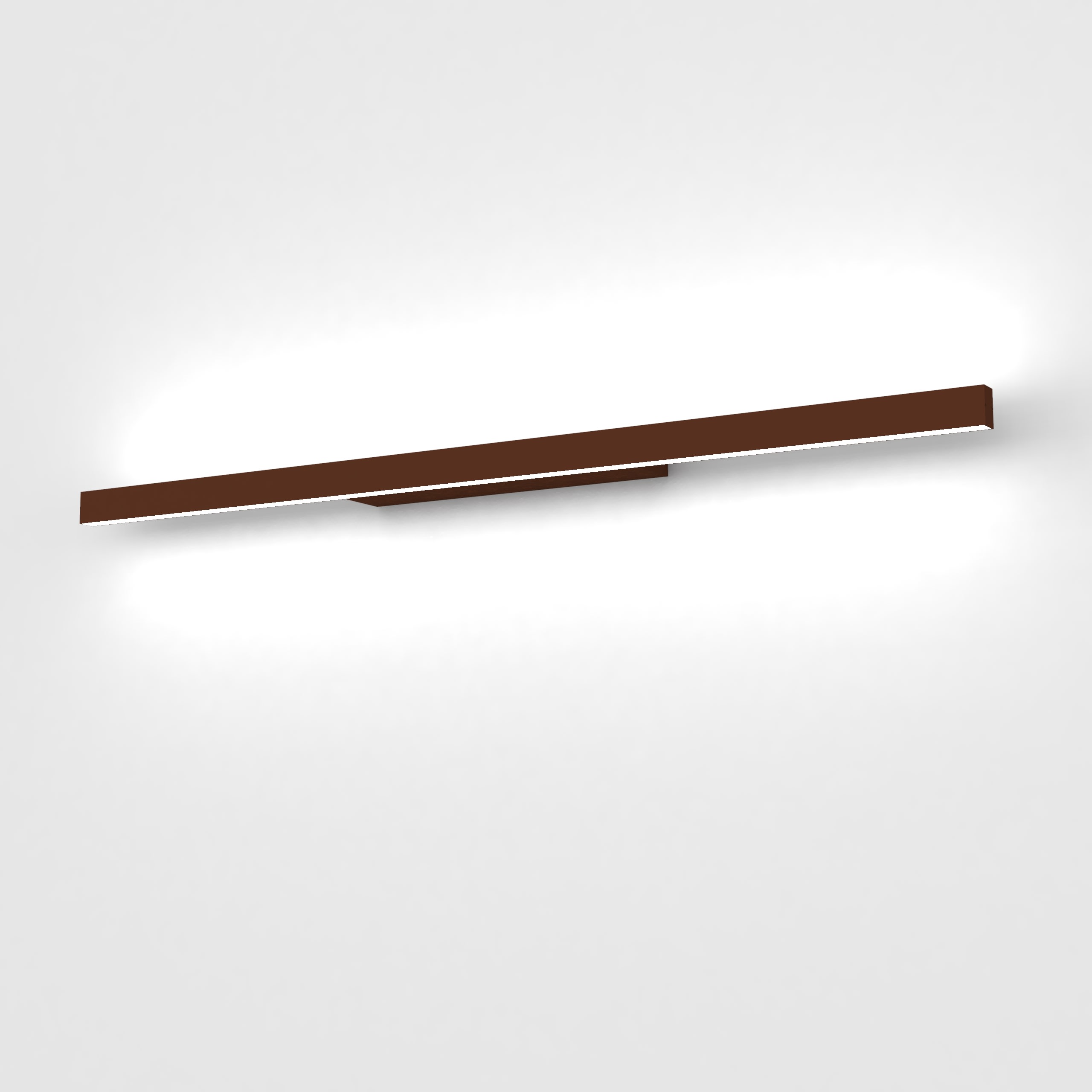 LUMICOM - LUMICOM | RIFT applique l, STRIP LED, 30W/m, 3000K, metallo, corten, L.90