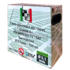 AEV - Cavo Coassiale HD/HEVC Rame rosso Classe A+ GAS INJECTED - Ø 5,1 mm - Matassa da 150 mt