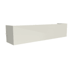 LUMICOM - DESMO L APPLIQUE 45x10 METALLO BIANCO LUCIDO 6xGX53