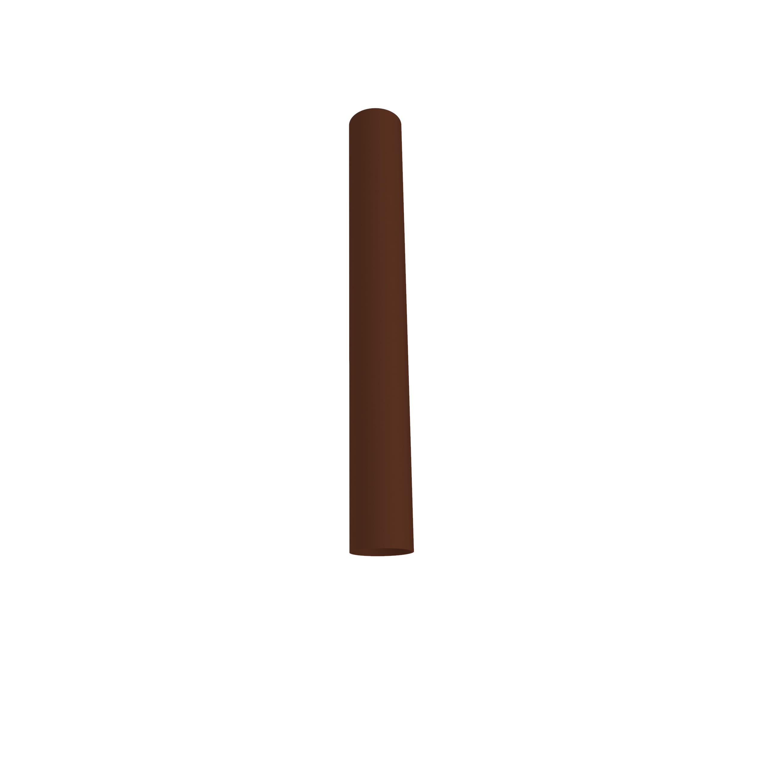 LUMICOM - LUMICOM | ROND Deckenleuchte, 1x GU10, max 33W, metall, corten, D.6cm x H40cm