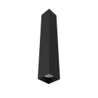 LUMICOM - LUMICOM | CUBE Plafoniera, 1X GU10, max 33W, metallo, nero opaco, H40cm
