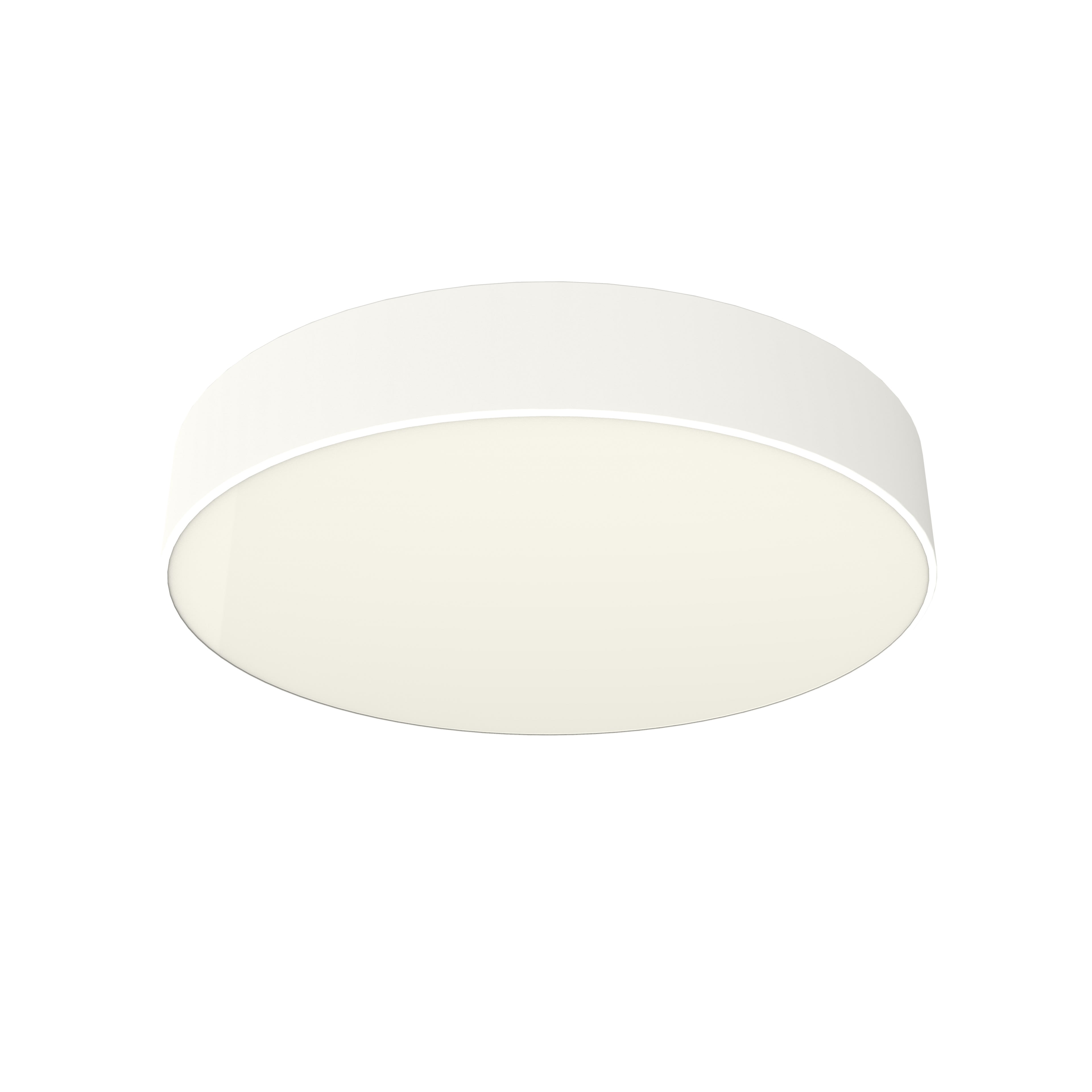 LUMICOM - LUMICOM | PUNNETT Plafoniera, 4X E27, max 42W, metallo/plexiglas, bianco opaco, D.50cm