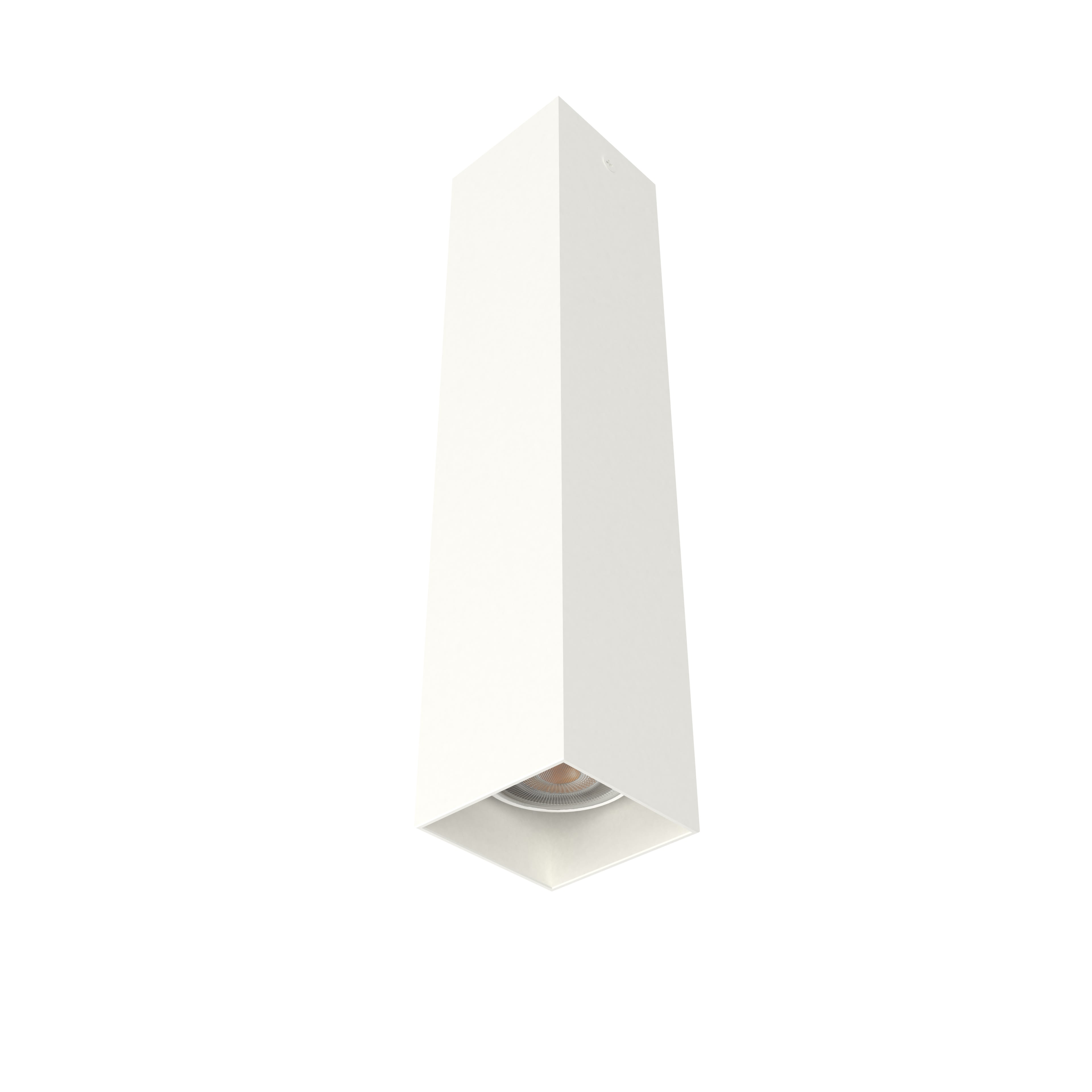 LUMICOM - LUMICOM | CUBE Plafoniera, 1X GU10, max 33W, metallo, bianco opaco, H30cm