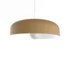 LUMICOM - TUZZI sospensione ø40 metallo oro anodic/bianco 1XE27