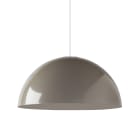 LUMICOM - Cassis Pendelleuchte Ø40, glänzend tauben grau, Metall, 1x E27