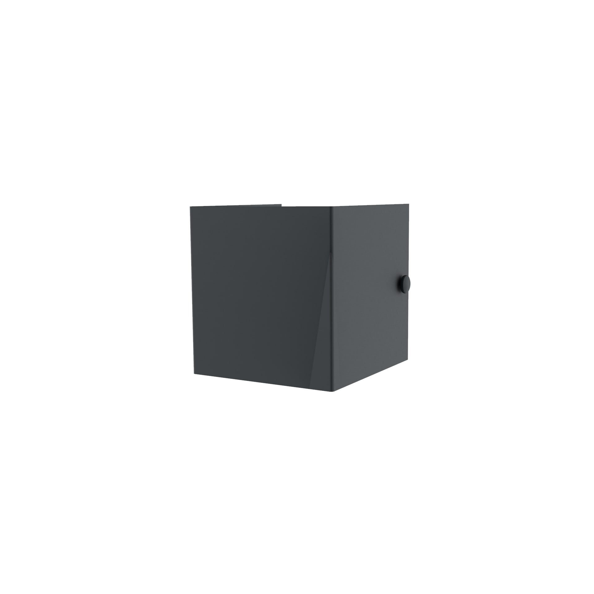 LUMICOM - DESMO S APPLIQUE 10X10 GRIGIO ANTRACITE 2X GX53
