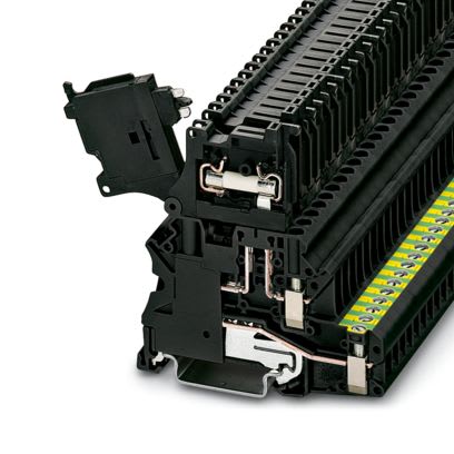 PHOENIX CONTACT - PHC3070079 UT 4-PE/HESILA 250 (5X20) MORS. PORTAFUS