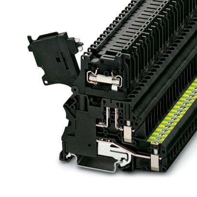 PHOENIX CONTACT - PHC3070079 UT 4-PE/HESILA 250 (5X20) MORS. PORTAFUS