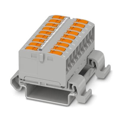 PHOENIX CONTACT PHC1019537 PTVFIX 18X2,5-NS35A GY BLOCCO DISTRIB.