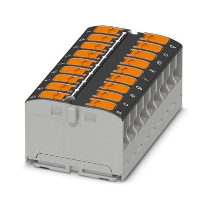 PHOENIX CONTACT PHC1019581 PTVFIX 18X2,5 BK BLOCCO DISTRIB.