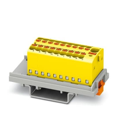 PHOENIX CONTACT PHC1047459 PTFIX 4/18X1,5-NS35 YE MORSETTO DISTRIBU