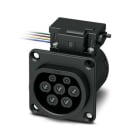 PHOENIX CONTACT - PHC1298488 EV-T2M3SO24-4P-B SOCKET OUTLET T2 PREMIU