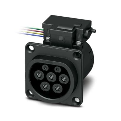 PHOENIX CONTACT PHC1298488 EV-T2M3SO24-4P-B SOCKET OUTLET T2 PREMIU