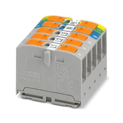PHOENIX CONTACT - PHC1300613 PTVFIX 2,5-3L/N/GNYE BLOCCO ALIMENT.