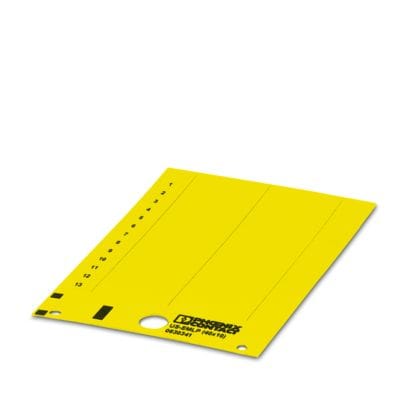 PHOENIX CONTACT PHC0830342 US-EMLP (40X10) YE TARGHETTA IN PLASTICA