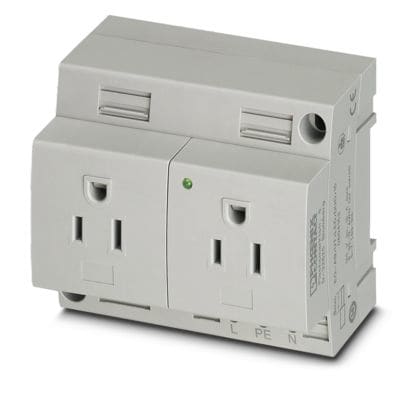 PHOENIX CONTACT - PHC0804163 EO-AB/UT/LED/DUO/15 PRESA DOPPIA