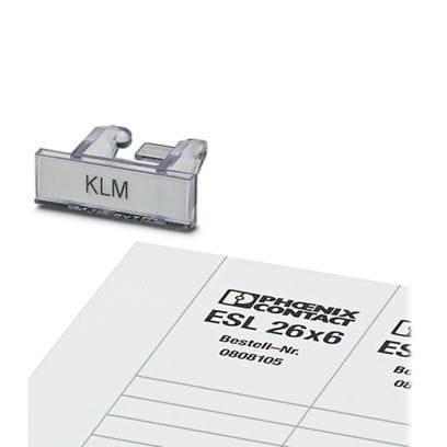 PHOENIX CONTACT PHC0809395 KLM + ESL 26X6 SIGLATURA CARTELLINI