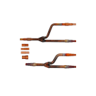 TECNOGAS SRL TGS00000011750 COPPIA DERIVAZIONI IN RAME CON COIBENTAZ