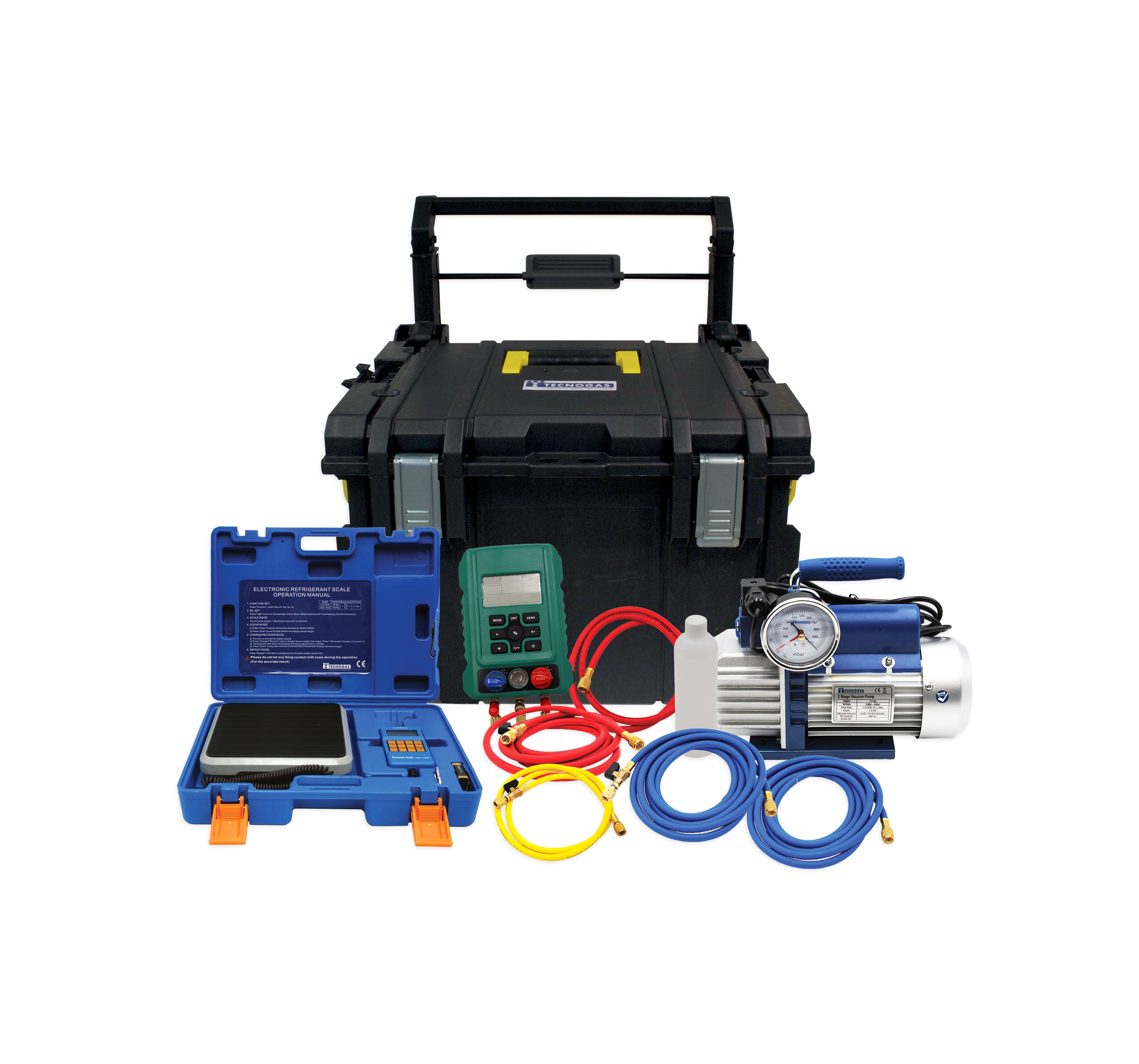 TECNOGAS SRL TGS00000012103 KIT VUOTO/CARICO PROFESSIONAL CON TROLLE