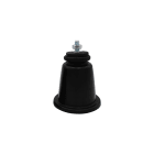 TECNOGAS SRL TGS00000012201 CONF. 4 PZ SUPPORTO NERO CON SNODO E VIT