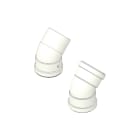 TECNOGAS SRL - TGS00000051012 CURVA ALLUMINIO 45° MF D=80 SALDATA C/GU
