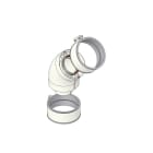 TECNOGAS SRL - TGS00000051100 CURVA COASSIALE 45 C/MANICOTTI E FASCET