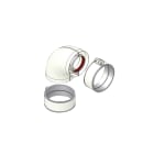 TECNOGAS SRL - TGS00000051101 CURVA COASSIALE 90 C/MANICOTTI E FASCET