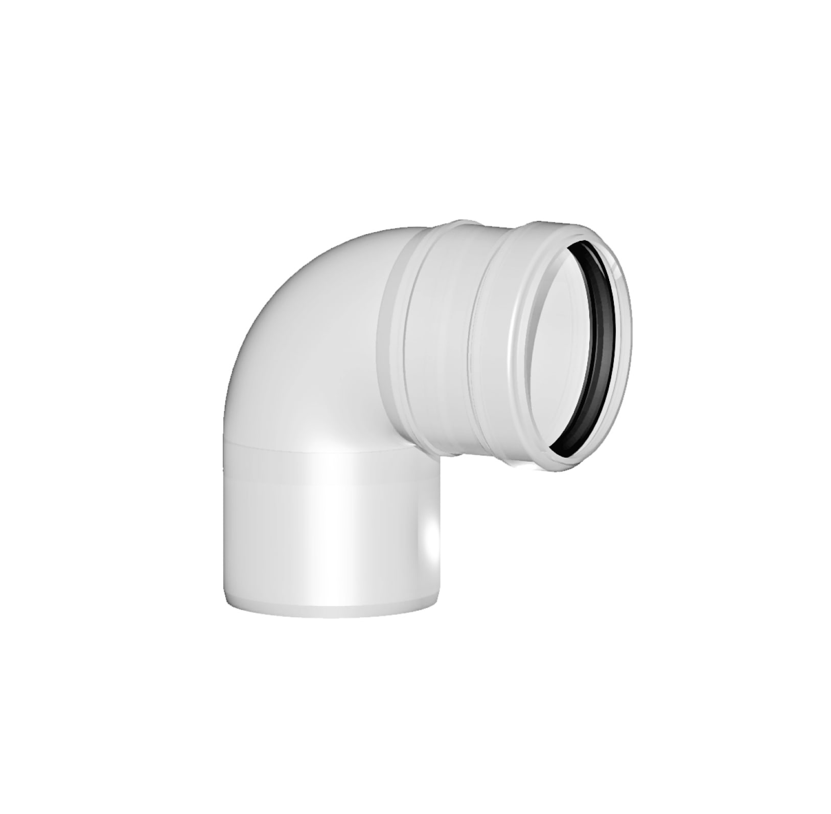 TECNOGAS SRL - TGS00000051270 CURVA IN P.P. 90 MF D=60 C/GUARNIZIONI