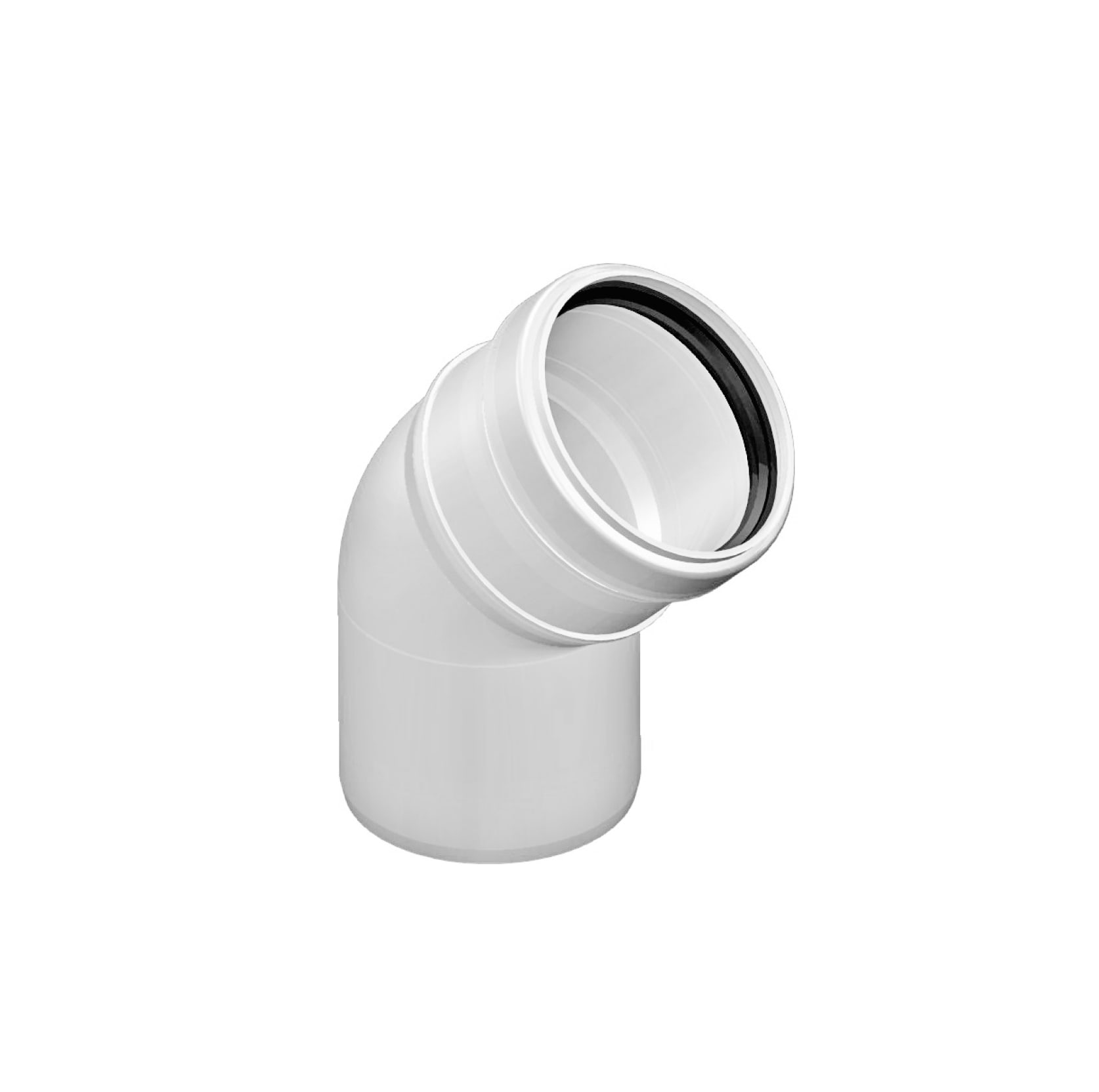 TECNOGAS SRL - TGS00000051276 CURVA IN P.P. 45 MF D=80 C/GUARNIZIONI