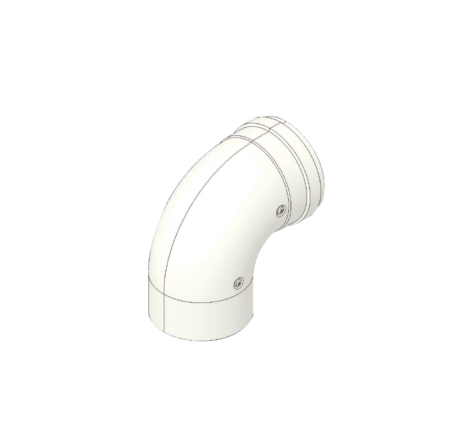 TECNOGAS SRL - TGS00000051355 KIT CURVA 90 MF D=60/100 C/GUARN A NOR