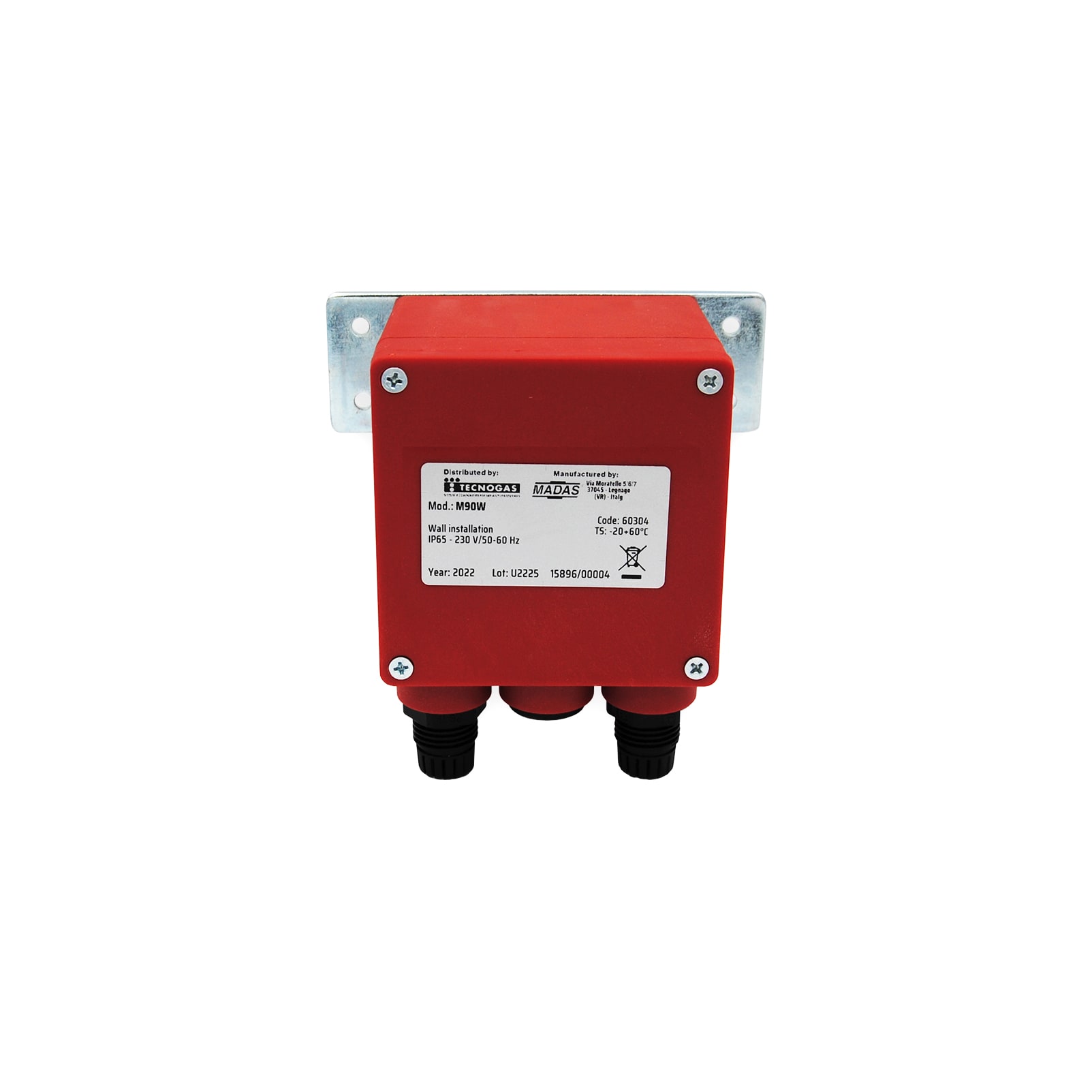 TECNOGAS SRL TGS00000060304 SENSORE SISMICO PER ELETTROVALVOLE M90-2