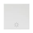 AVE - AVE446TLP/2 TASTO SIMBOLO LAMPADA ILL.WHITEK 2M