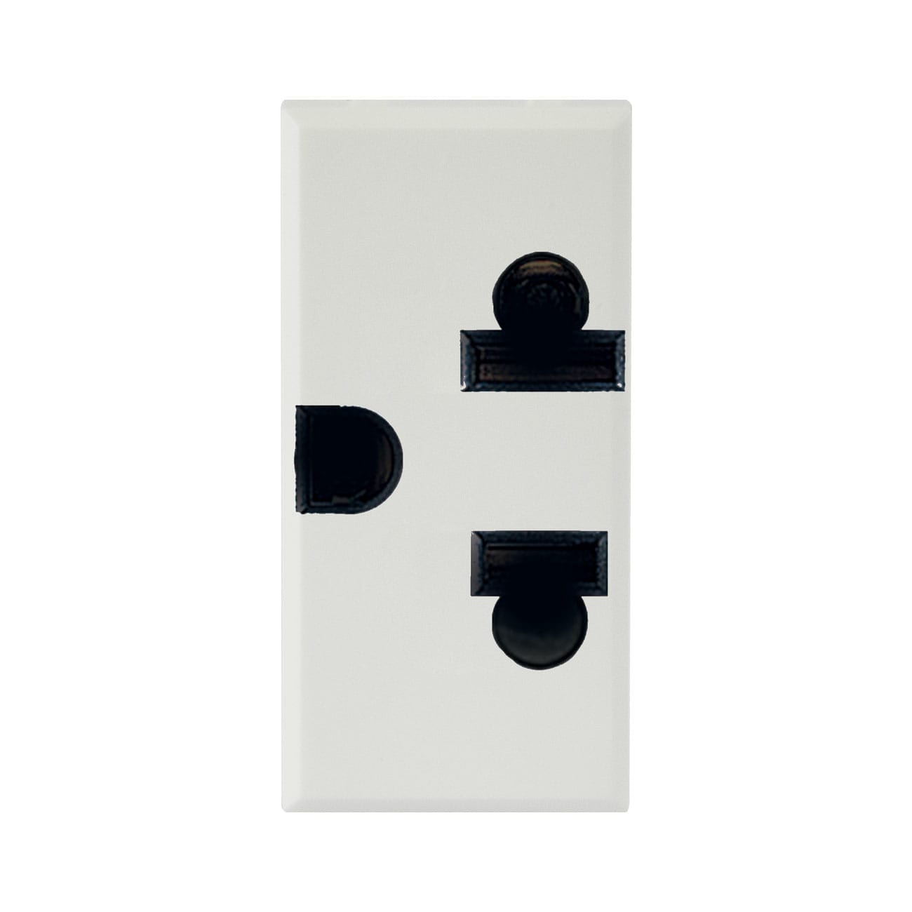 AVE AVE446033TD PRESA EUROUSA 2P+T 16A WHITEK 1M