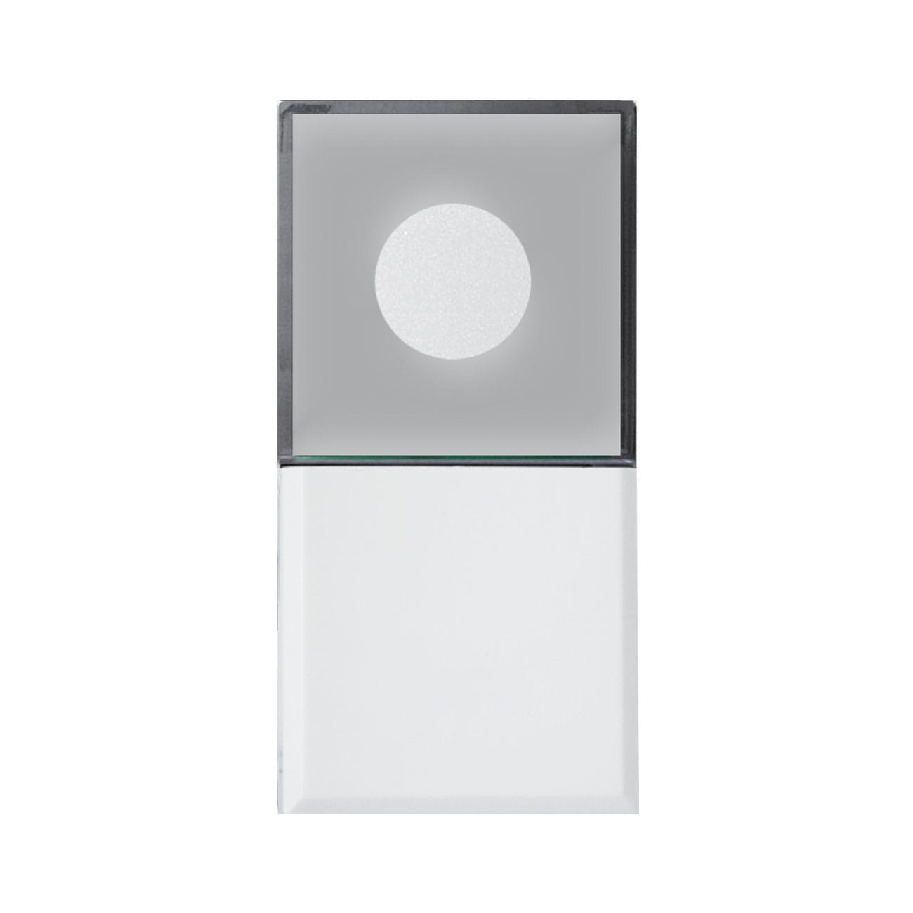 AVE - AVE446050 PULSANTE 1P NA 10A+PIASTRI.WHITEK1M