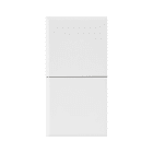 AVE - AVE446056 DOPPIO PULS.1PNA+1PNA 10A WHITEK 1M