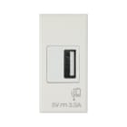 AVE AVE446082USB3A ALIMENTATORE USB A 3A WHITEK 1M